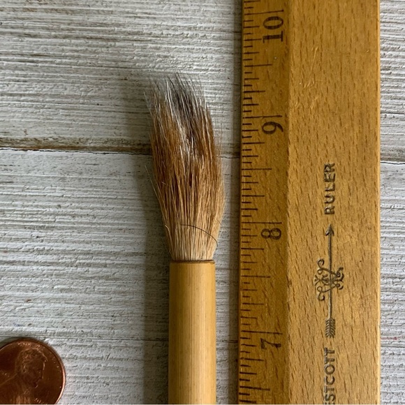 Large Bamboo Calligraphy Sumi-e Brush Watercolor Painting Natural Hair 9.25" - Picture 12 of 13
